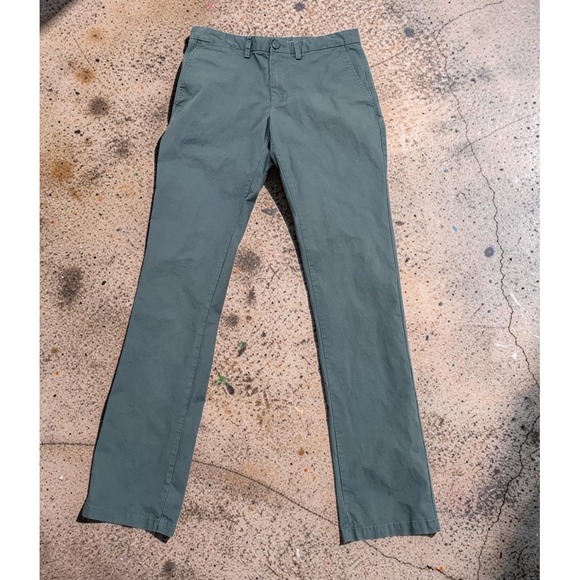 Old Navy Other - Old Navy Mens Slim Fit Chino Pants 32x36 Slate Blue Green Stretch Twill Trousers